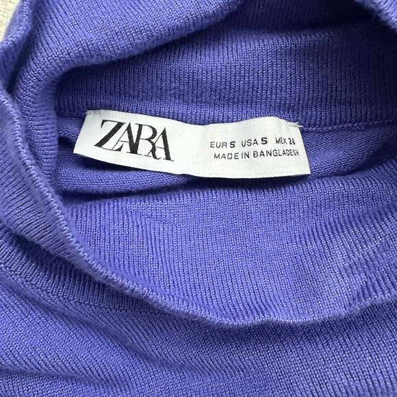 Zara Soft Knit Long Sleeve Turtleneck Sweater - Picture 4 of 6